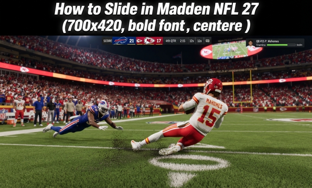 How to Slide in Madden NFL 27